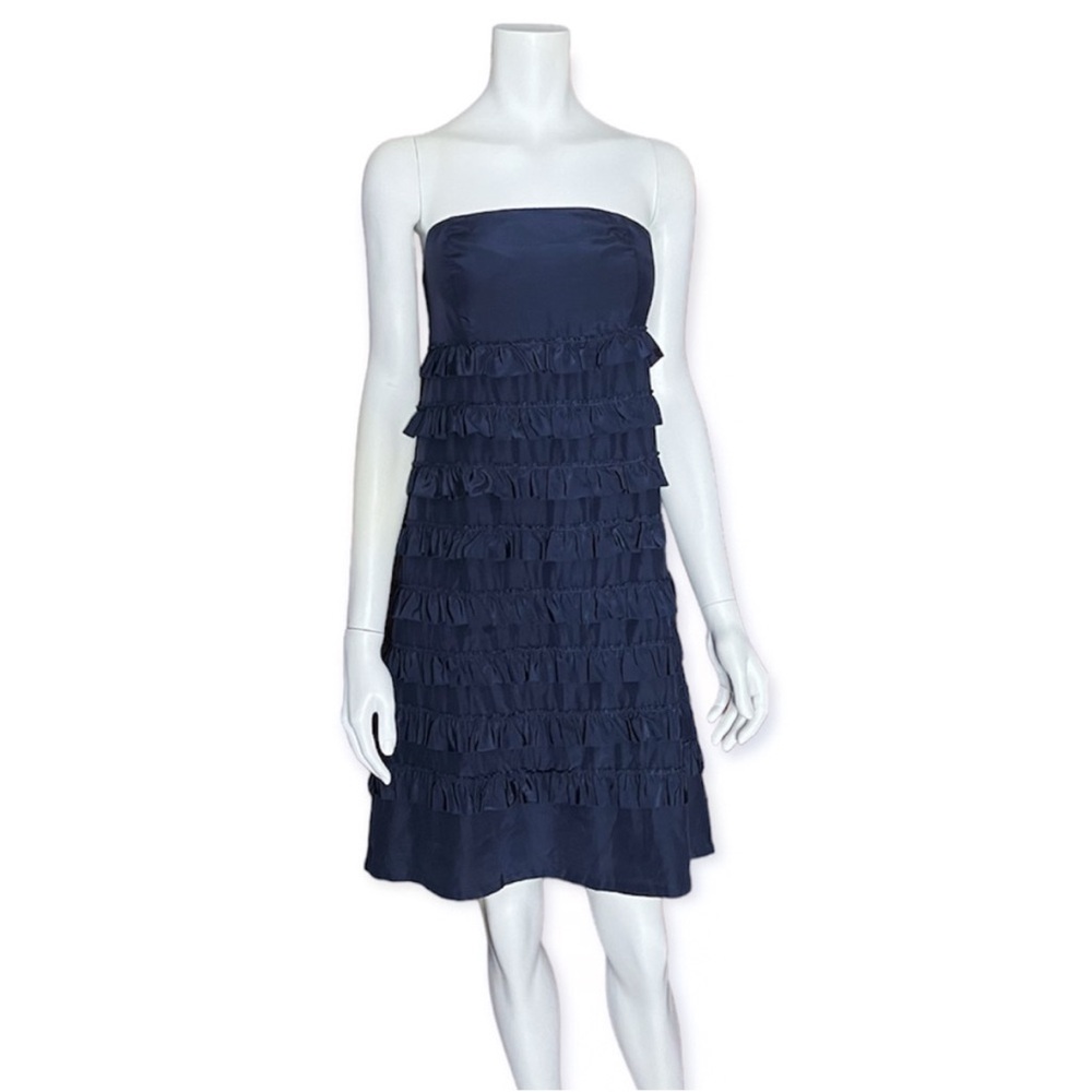 GAP Ruffed Strapless Dress